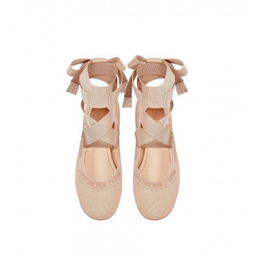 DIOR Academy Lace-Up Ballet / Ballerina Flats - baleriny