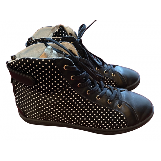 Dolce&Gabbana Polka Dot High Top Sneaker