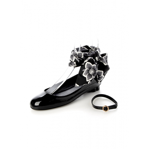 SALVATORE FERRAGAMO Cefalu Ballet Flats - baleriny z twilly
