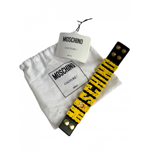 MOSCHINO – bransoletka ze skóry