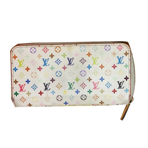 Louis Vuitton X Takashi Murakami Monogram Multicolore Zippy Wallet