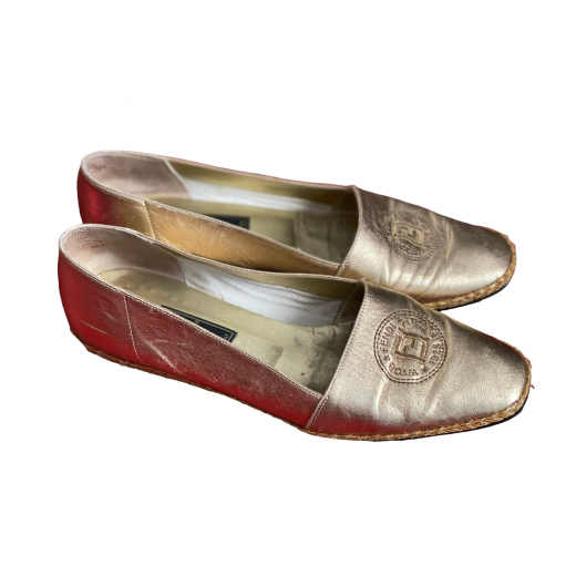 Buty espadryle loafersy Fendi