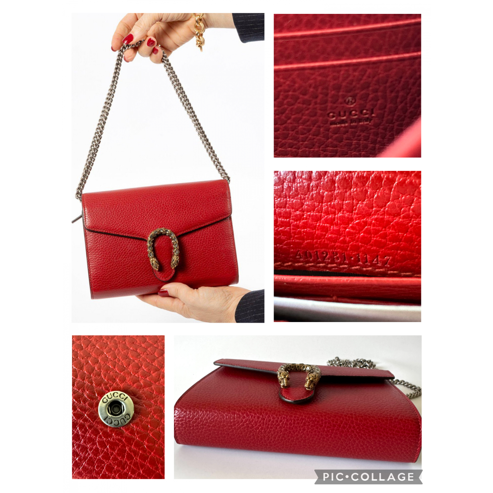 GUCCI Dionysus Wallet on Chain Bag WOC - torebka