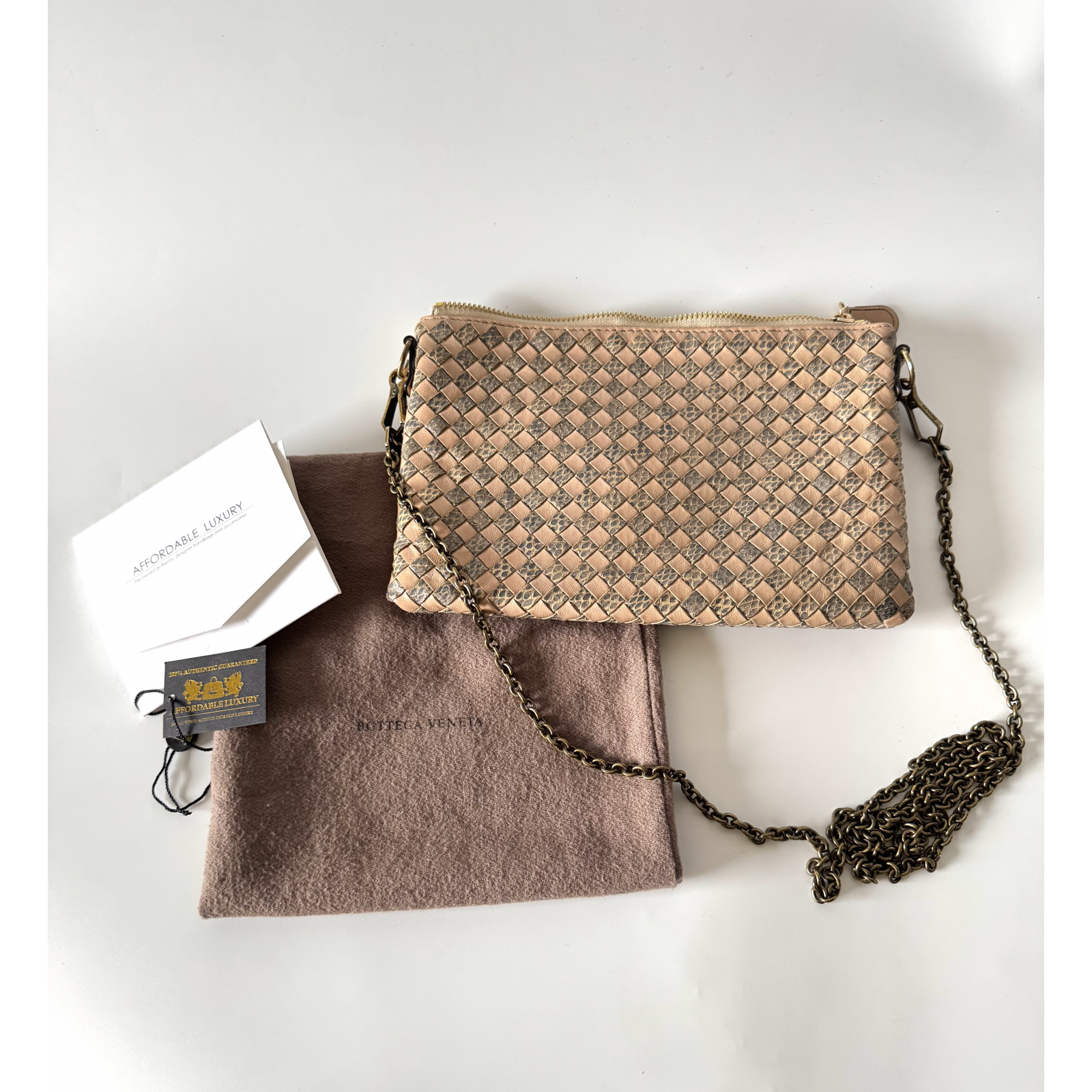 BOTTEGA VENETA Intrecciato Woven Chain WOC - torebka