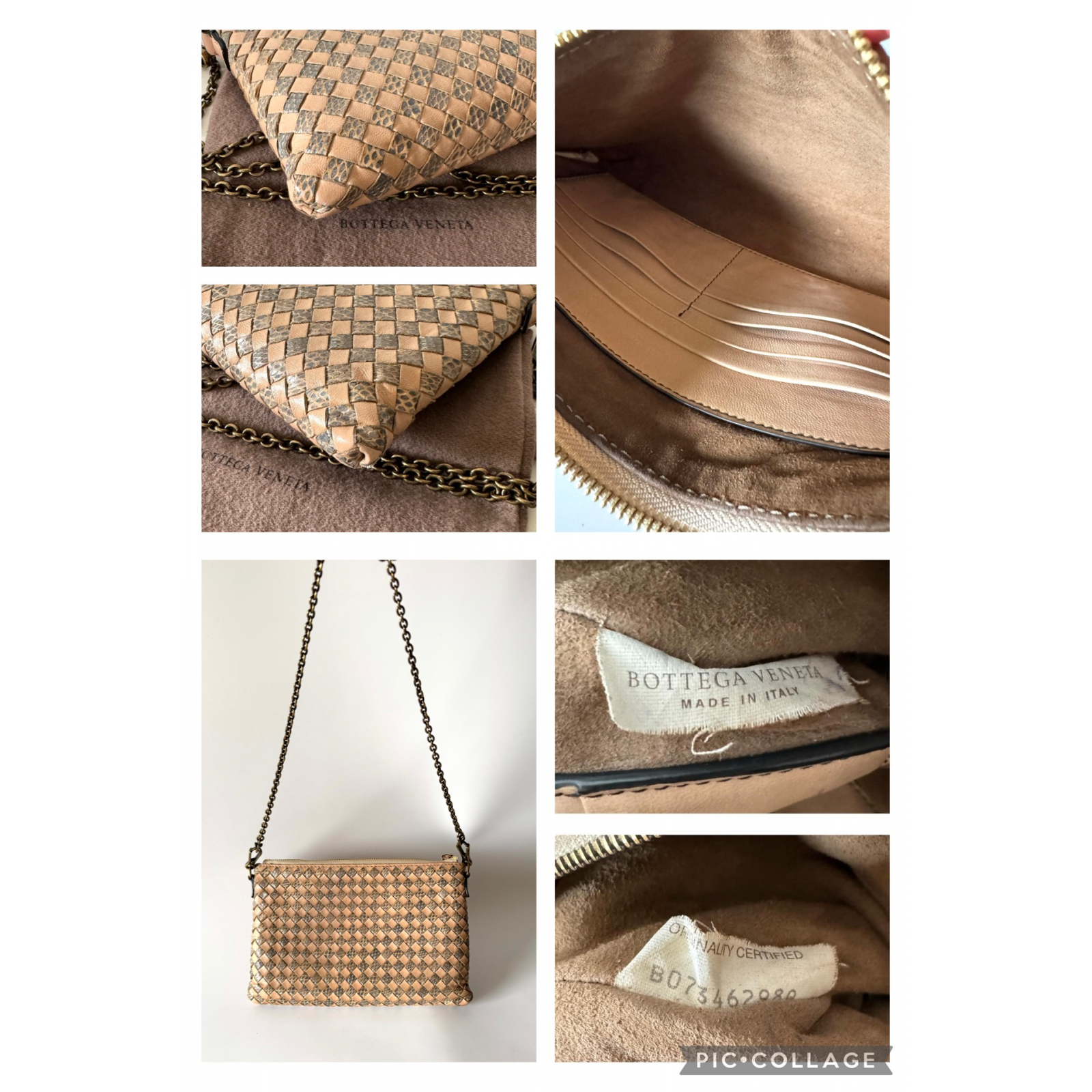 BOTTEGA VENETA Intrecciato Woven Chain WOC - torebka