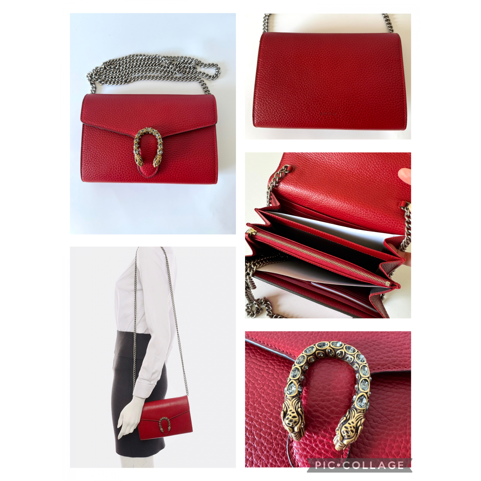 GUCCI Dionysus Wallet on Chain Bag WOC - torebka