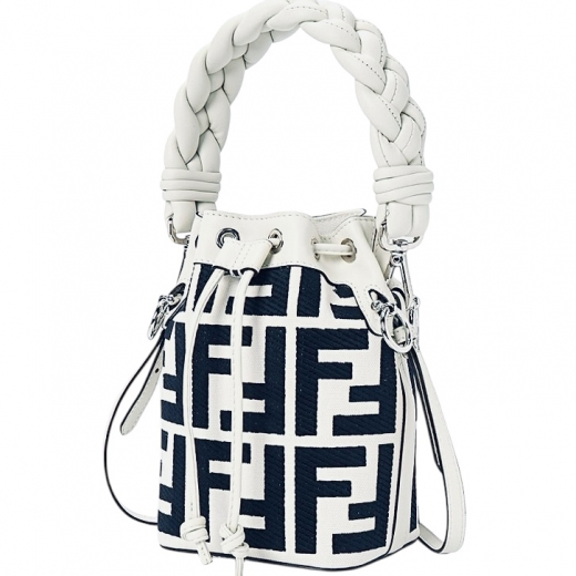 FENDI Mon Tresor Mini Bucket Bag - torebka worek
