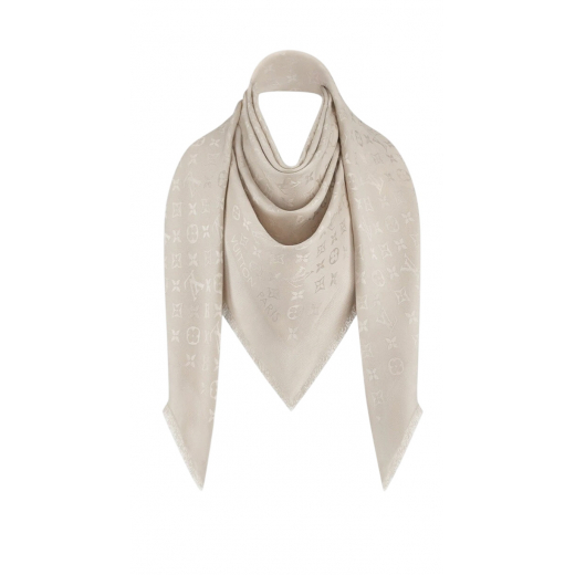 Jedwabno-wełniana chusta